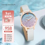 OLIVIA BURTON女士ob自營(yíng)美人魚(yú)歐美時(shí)尚手表情人節生日新年禮物送女友OB16US60