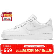 耐克NIKE女空軍一號AF1 新年禮物 運動(dòng)鞋DD8959-100白35.5