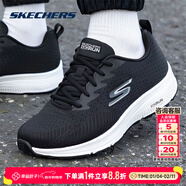 斯凱奇（Skechers）男鞋 2025秋冬新款運動(dòng)鞋輕便休閑鞋舒適慢跑鞋緩震跑步鞋子 黑白/GO RUN系列/曬圖返5 39.5 內長(cháng)250mm