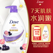 多芬柔嫩煥亮清爽沐浴乳1000G 水潤煥亮改善暗沉 持久留香潤膚