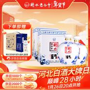 衡水老白干青花大壇 老白干香型白酒 67度1.6L*2壇整箱裝口糧酒年貨春節送禮