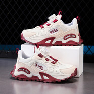 361°童鞋男女童百搭運動(dòng)鞋2026春秋網(wǎng)面透氣兒童輕便軟底網(wǎng)鞋 0079酒紅(春秋雙網(wǎng))_艾草鞋墊防臭 28 _內長(cháng)17.8厘米