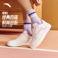 安踏輕松丨板鞋小白鞋女鞋學(xué)生校園厚底增高輕便百搭情侶運動(dòng)休閑鞋