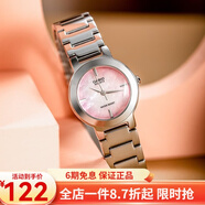 卡西歐（CASIO） 卡西歐(CASIO)女表 鋼帶小表盤(pán)女士石英粉色手表送女友禮物 粉盤(pán)鋼帶LTP-1191A-4C