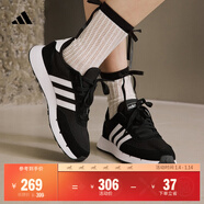 adidas RUN 60s 2.0復古休閑舒適跑步鞋男女阿迪達斯官方輕運動(dòng)   黑/白   40