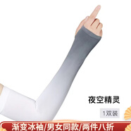 靚魅姿防曬袖套冰袖新款漸變色系防曬女冰絲手袖戶(hù)外夏季長(cháng)款騎行護臂 夜空精靈漸變 均碼
