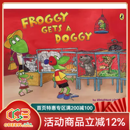 Froggy let's Gets Dressed 青蛙弗洛格 吳敏蘭書(shū)單 青蛙小吉低幼啟蒙認知 吳敏蘭書(shū)單 英文原版繪本 綠山墻 Froggy Gets A Doggy