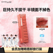 美寶蓮vinyl ink鎖吻棒巨持色鏡面唇釉唇彩唇膏口紅 新年禮物 230率性摩卡