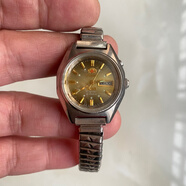 東方手表二手老日本等全自動(dòng)機械表原裝已洗油保養走時(shí)良好懷舊 老雙獅女表棕盤(pán)26毫米表徑