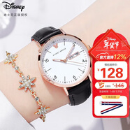 迪士尼（Disney）女士手表時(shí)尚潮流雙日歷少女腕表初中高中學(xué)生考試手表女新年禮物