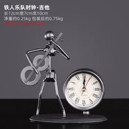 完壯【新品】鬧鐘小鬧鐘裝飾品辦公室電腦書(shū)桌書(shū)桌房間臥室孩子的床邊裝飾品 時(shí)鐘-吉他