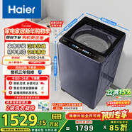 海爾（Haier）手搓洗2.0 全自動(dòng)波輪洗衣機 10KG 直驅變頻 家電國家補貼以舊換新京東自營(yíng) XQB100-BSE30D3
