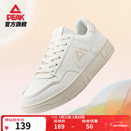 匹克板鞋男鞋冬季空軍一號小白鞋薄底德訓鞋子男輕便休閑女鞋運動(dòng)鞋男 【女款】帆布白 37