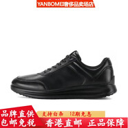 愛(ài)步（ECCO）真皮商務(wù)休閑鞋 男鞋黑色低幫圓頭系帶皮鞋透氣雅仕 207124-01001 39