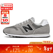 NEW BALANCE 新品男鞋女鞋時(shí)尚百搭運動(dòng)跑步鞋 輕便復古透氣休閑鞋 灰黑色ML373CG2 38