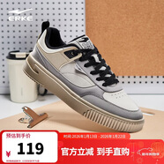 鴻星爾克運動(dòng)板鞋秋季潮流厚底輕便拼接個(gè)性百搭休閑滑板鞋子男鞋