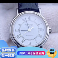 【二手99新】浪琴（LONGINES）女表經(jīng)典瑰麗系列 女士自動(dòng)械腕表 瑞士名表時(shí)尚優(yōu)雅永不過(guò)時(shí) 26表盤(pán) 羅馬白盤(pán)皮帶 L4.321.4.11.2