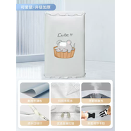 適用海爾迷你波輪嬰兒童3/3.3/5公斤XQBM30洗衣機套罩防水防曬 可愛(ài)鼠-升級加厚 海爾XQBM35-168B