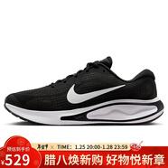 NIKE跑步鞋男子緩震透氣JOURNEY RUN運動(dòng)鞋FN0228-001黑白41