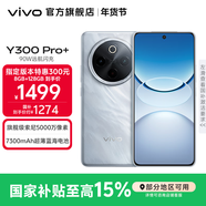 vivo Y300 Pro+ 國家補貼 7300mAh超薄藍海電池 90W遠航閃充 旗艦級索尼5000萬(wàn)像素雙防抖鏡頭拍照手機 星空銀 8GB+128GB