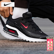耐克（NIKE）男鞋 25冬季新款運動(dòng)鞋休閑鞋AIR MAX氣墊鞋網(wǎng)面鞋緩震透氣跑步鞋 【新年款】001-本命紅/曬圖退10 44 （內長(cháng)280mm）