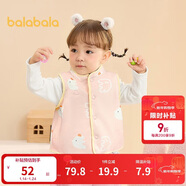 巴拉巴拉童裝兒童馬甲兩面穿背心2025新款秋冬裝羊羔絨上衣服男女寶寶衣服