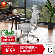 西昊C300二代Lite人體工學(xué)椅電腦辦公椅人工力學(xué)座椅腰背滑翔動(dòng)態(tài)支撐