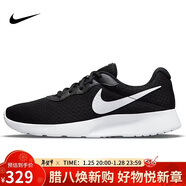 耐克NIKE女休閑鞋透氣緩震TANJUN運動(dòng)鞋DJ6257-004黑白38