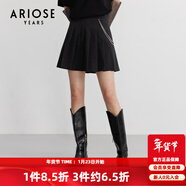 艾諾絲雅詩(shī)商場(chǎng)同款春秋新款小短裙百褶裙半身裙女學(xué)院風(fēng)JK裙10123505 草木灰 L （建議體重105-115斤）