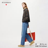 優(yōu)衣庫常規款女裝直筒牛仔褲/中腰水洗產(chǎn)品休閑褲子479004 482279 479004/65寶藍色 24 /155/62A