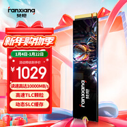 梵想（FANXIANG）1TB SSD固態(tài)硬盤(pán) M.2接口NVMe協(xié)議PCIe5.0*4 AI電腦存儲配件 S910S讀速高達10000MB/s