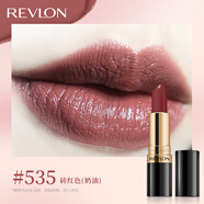 露華濃麗采保濕滋潤唇膏女士啞光黑管口紅4.2g不掉色美妝化妝品女彩妝 535#磚紅色（奶油質(zhì)地）