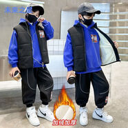 未來(lái)之星男童加絨套裝中大童秋冬裝2025新款加厚男孩運動(dòng)三件套 藍色加絨三件套 120 收藏關(guān)注優(yōu)先發(fā)貨