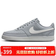 耐克NIKE男子休閑鞋COURT VISION LOW 運動(dòng)鞋HV8139-002灰白41