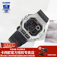 卡西歐（CASIO） 男表女表卡西歐手表男女情侶表學(xué)生時(shí)尚運動(dòng)表太陽(yáng)能雙顯電子表 WS-1400H-1BVPF小銀黑方塊