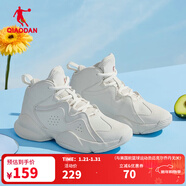 喬丹QIAODAN籃球鞋女子時(shí)尚運動(dòng)鞋休閑鞋高幫球鞋女百搭籃球鞋 象牙色 35.5