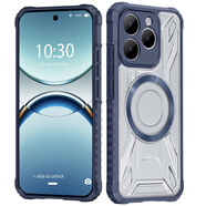 映棠適用于Oppo -Realme15T手機殼批發(fā) 現貨防摔磁吸CD殼手機殼 CD紋寶藍色+透明 OPPO F31 PRO/OP A6 PRO國內