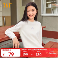 361°衛衣女秋冬季加絨外套運動(dòng)休閑圓領(lǐng)長(cháng)袖套頭衫上衣662344801D-1