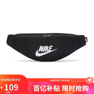 耐克（NIKE）男女腰包 單肩包斜挎包胸包休閑包DB0490-010 黑