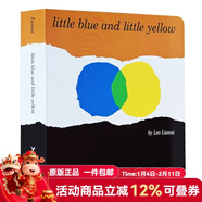 英文原版繪本 Little Blue and Little Yellow 小藍和小黃 紙板書(shū) 顏色認知 吳敏蘭書(shū)單 Leo Lionni代表作 兒童啟蒙開(kāi)發(fā)學(xué)習