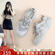 ZHR登山鞋女春秋戶(hù)外運動(dòng)鞋女輕便厚底休閑女鞋 KD03 灰色 38