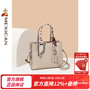 稻草人女包潮流休閑百搭絲巾氣質(zhì)手提包單肩包大容量情人節新年禮物送媽 杏色-絲巾款A