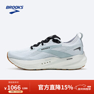 布魯克斯（BROOKS）男子透氣緩震跑鞋Glycerin 22甘油22 光亮白/冬季藍/黑色 45.5 