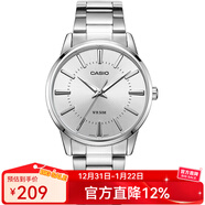 卡西歐手表男 大表盤(pán)休閑簡(jiǎn)約指針?lè )浪搸虅?wù)石英男表 MTP-1303D-7A