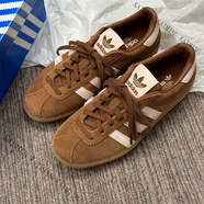 阿迪達斯三葉草男女鞋子25春季新款舒適低幫板鞋德訓鞋JH88 jh9088 棕色 42