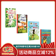 英文原版繪本 英語(yǔ)啟蒙早教紙板 親子互動(dòng) 斯凱瑞童書(shū) Richard Scarry  I am a Bunny 我是一只兔子同作者 綠山墻 我是一只兔子姊妹篇 4冊 紙板書(shū)