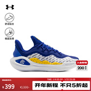 安德瑪（Under Armour）庫里CURRY 11男女情侶運動(dòng)籃球鞋3027416 藍黃色100 3026615-100 40