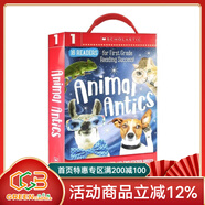 英文原版 學(xué)樂(lè )Scholastic 學(xué)前幼兒園閱讀啟蒙Guided Reader 綠山墻 Animal Antics學(xué)前閱讀啟蒙盒裝 綠山墻圖書(shū)