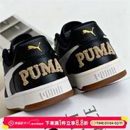 彪馬（PUMA）板鞋男鞋女鞋 春季新款Caven 2.0運動(dòng)鞋耐磨復古情侶低幫休閑鞋子 黑色-暖白-金色LOGO-主推款 35.5 (內長(cháng)220mm)