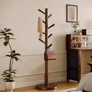 家逸衣帽架 衣架落地實(shí)木掛衣架臥室衣服架簡(jiǎn)約辦公室衣架子